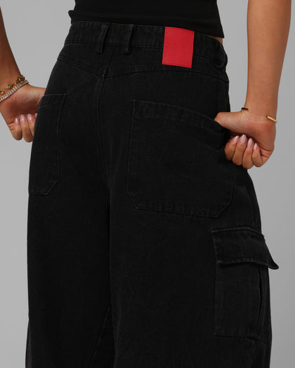 Loiter F-16 Balloon Cargo Pants Black