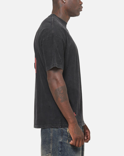 Saint Morta Saints Marked Boxy T-Shirt Washed Black