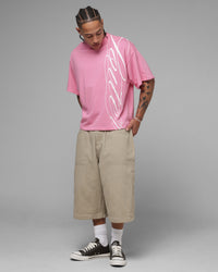 Loiter Script T-Shirt Pink