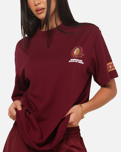Mitchell & Ness Queensland Maroons Vintage T-Shirt Maroon