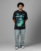 Loiter Night Crawler Drop T-Shirt Black Acidwash
