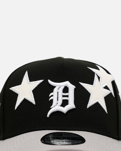 New Era Detroit Tigers 'Stars' 9FORTY A-Frame Snapback Black/Grey