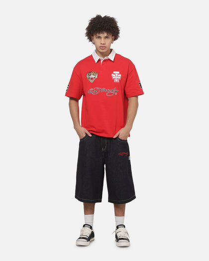 Loiter Hardy League Polo T-Shirt Red