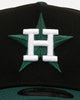 New Era Houston Astros 'Black Dark Green' 9FORTY A-Frame Snapback Black/Dark Green
