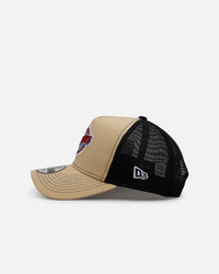 New Era San Diego Padres 'Vintage Truckers' 9FORTY A-Frame Trucker Snapback Vegas Gold