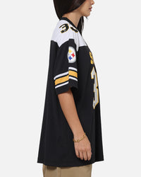Majestic Athletic Pittsburgh Steelers Glenver Mesh Oversized T-Shirt Black
