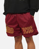Bleacher Athletic Brisbane Broncos NRL Adult Basketball Shorts Maroon