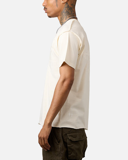 Saint Morta Sorrows Cut T-Shirt Off White