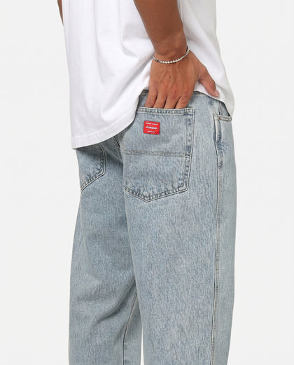 Worship Lounger Jeans Worship Worn Blue