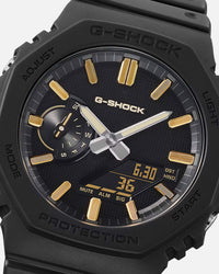 G Shock GA-2100LXB-1A9 Watch Black/Gold