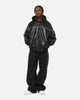 Carre Velocity Vegan Leather Bomber Jacket Black