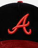 New Era Atlanta Braves 'Velvet Cord Certified Lover' 9FORTY A-Frame Premium Corduroy Snapback Black