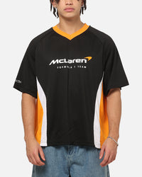 Mitchell & Ness McLaren Lando Norris Black Letter Jersey Black/Papaya