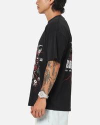 73Studio X WWE Roman Reigns Vintage T-Shirt Black Acidwash