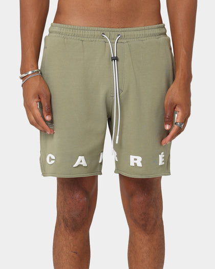 Carré Enhance Fleece Shorts Army Green