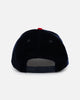 New Era Atlanta Braves 'Velvet Official Team Color' 9FORTY A-Frame Snapback Navy/Red