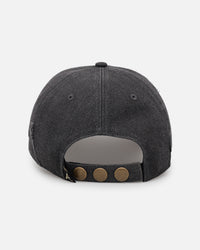 New Era Atlanta Braves 'Patent Leather' 9FORTY A-Frame Strapback Washed Black