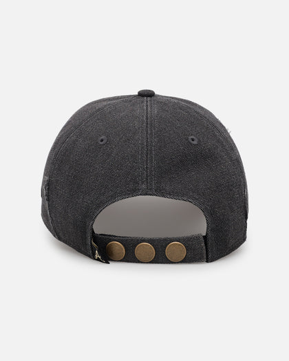 New Era Atlanta Braves 'Patent Leather' 9FORTY A-Frame Strapback Washed Black