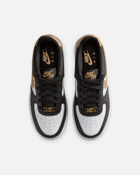 Nike Kids' Air Force 1 (GS) Black/Metallic Gold