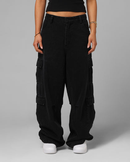 Loiter F-16 Balloon Cargo Pants Black