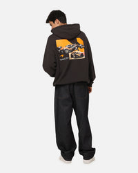 Mitchell & Ness X Mclaren 38 Hoodie Washed Black