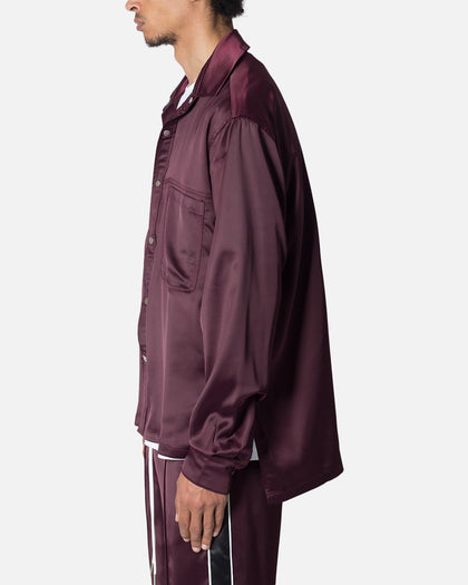 MNML Studded Pajama Shirt Burgundy