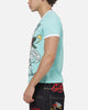Ed Hardy Love Kills Slowly Ringer T-Shirt Aqua