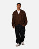 MNML Sky Jewelled Cardigan Sweater Brown