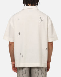 Saint Morta Credo Linen Button Up Shirt Off White
