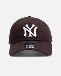 New Era New York Yankees 'Duck Canvas' 9FORTY A-Frame Unstructured Snapback Walnut