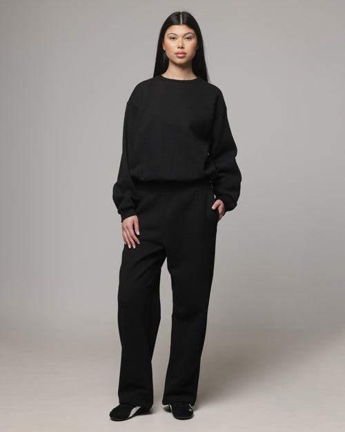 American Thrift Women's Classic Crewneck Black