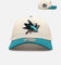 New Era San Jose Sharks 'Team Color Visor' 9FORTY A-Frame Snapback Chrome/Official Team Color