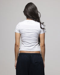 American Thrift Women's Longline Baby T-Shirt Grey Heather