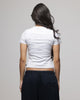 American Thrift Women's Longline Baby T-Shirt Grey Heather