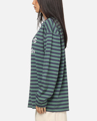 Carre Collective Stripe Long Sleeve T-Shirt Navy Stripe