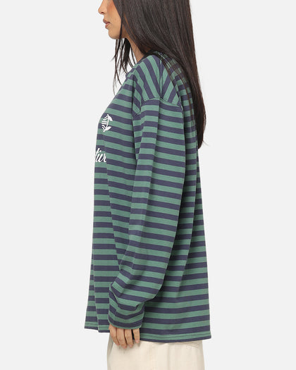 Carre Collective Stripe Long Sleeve T-Shirt Navy Stripe