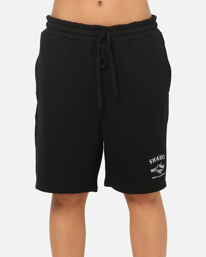 Bleacher Athletic Cronulla-Sutherland Sharks NRL 1908 Track Shorts Black