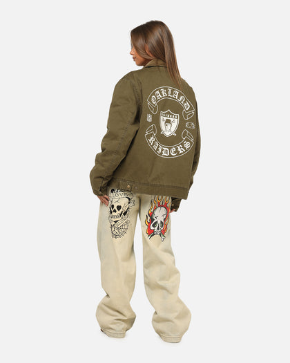 Mitchell & Ness Las Vegas Raiders Workwear Jacket Military