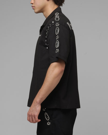 Loiter Rodeo Button Up Shirt Black