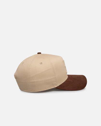New Era Boston Red Sox 'Oat Brown Suede' 9FORTY A-Frame Snapback Brown