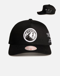 Mitchell & Ness Minnesota Timberwolves Anthony Edwards 'Signature' Pro Pinch Snapback Black