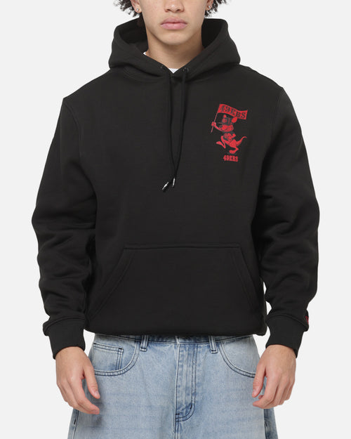 New Era San Francisco 49ers Kangaroo Flag Hoodie Black