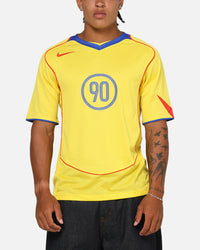 Nike Total 90 Soccer T-Shirt Tour Yellow/Lyon Blue
