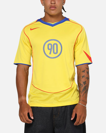 Nike Total 90 Soccer T-Shirt Tour Yellow/Lyon Blue
