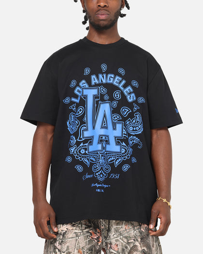 New Era Los Angeles Dodgers Paisley Oversized T-Shirt Black