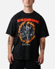 73Studio X Lord Of The Rings Sauron Ring Of Fire T-Shirt Black Acidwash