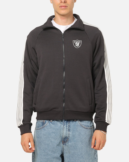 Majestic Athletic Las Vegas Raiders TM Tape Tricot Track Top Slate