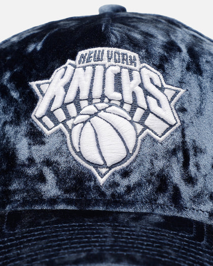 New Era New York Knicks 'Crushed Blue Velvet' 9FORTY A-Frame Snapback Blue