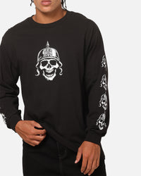 West Coast Choppers Skulls Long Sleeve T-Shirt Black