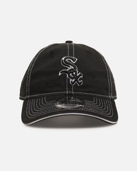 New Era Chicago White Sox 'Contrast Stitch' 9TWENTY Strapback Official Team Colour